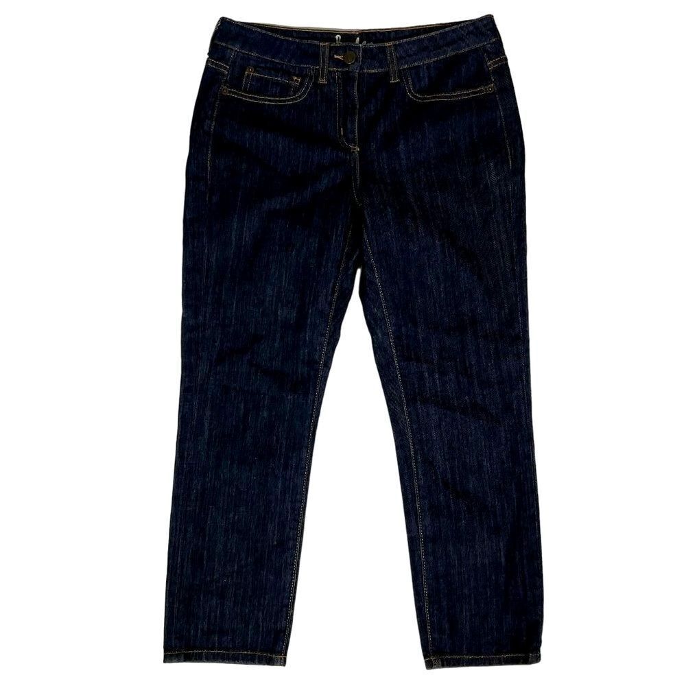 Boden Skinny, Cropped, Jeans, Dark Rinse, WC149, size US6R, 89% cotton, 11% elas